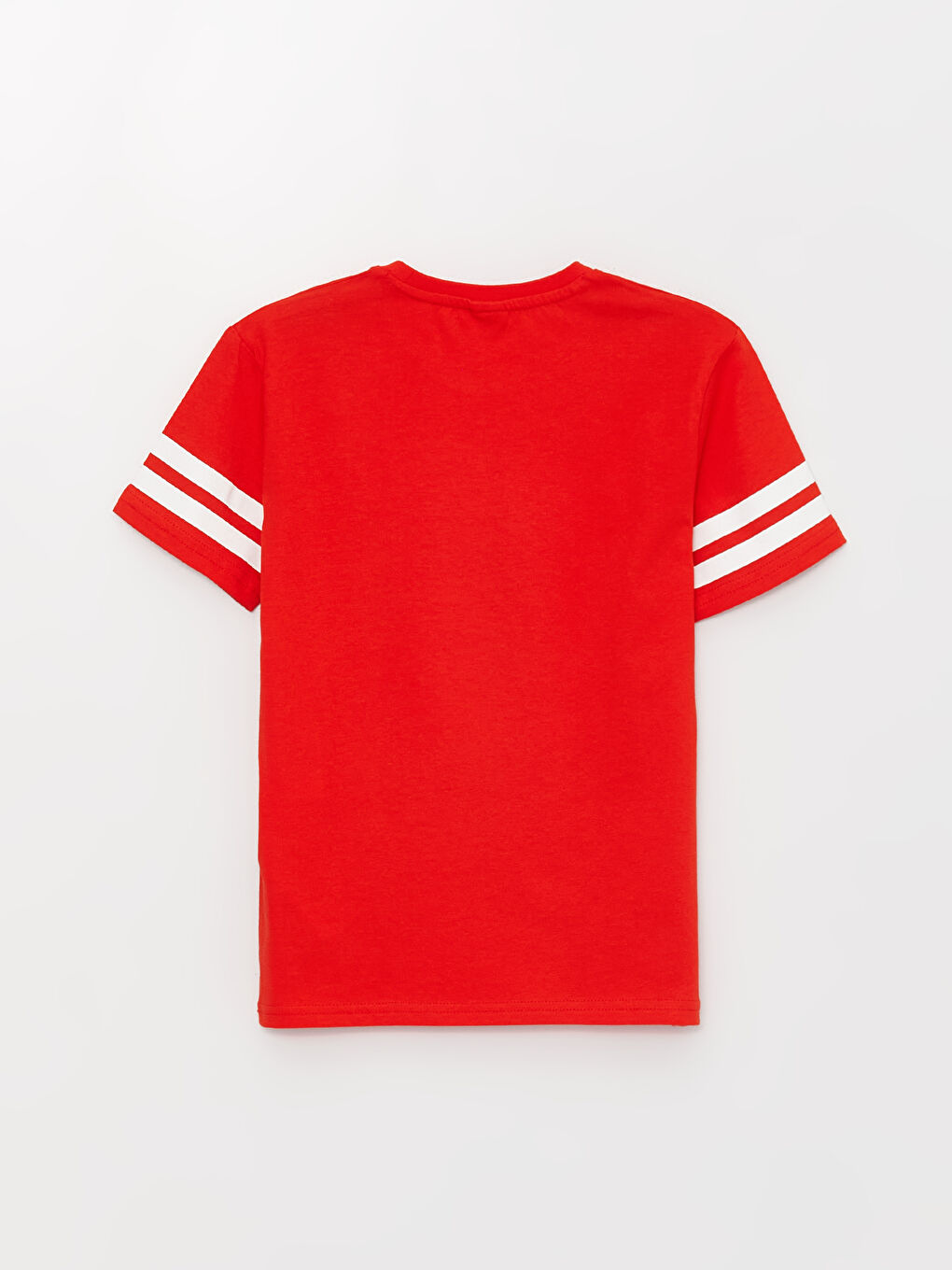 Crew Neck Printed Short Sleeve Boys' T-Shirt-1