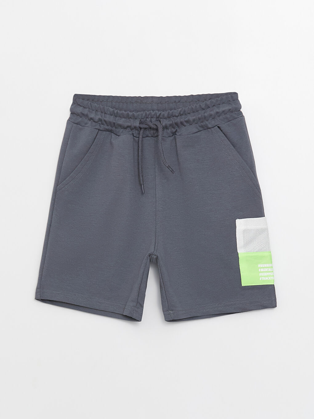 Elasticated Waist Printed Boys' Shorts -S3G071Z4-R2H