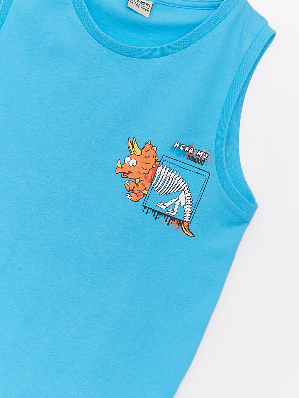 Maiou imprimat pentru Băieți cu guler rotund-1