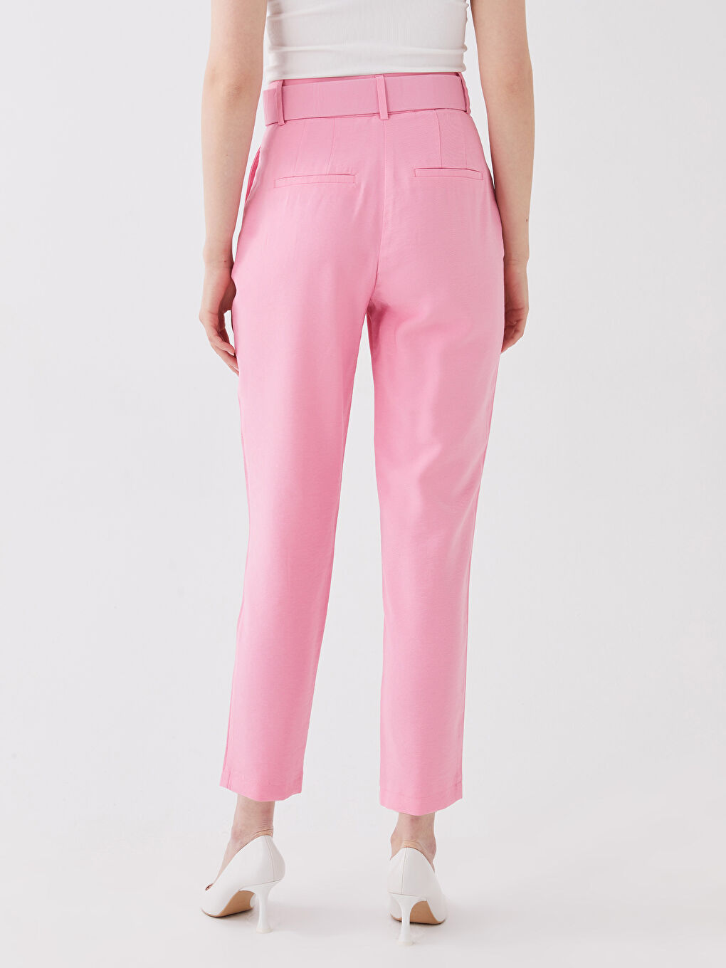 High Waist Comfortable Fit Women's Trousers-4