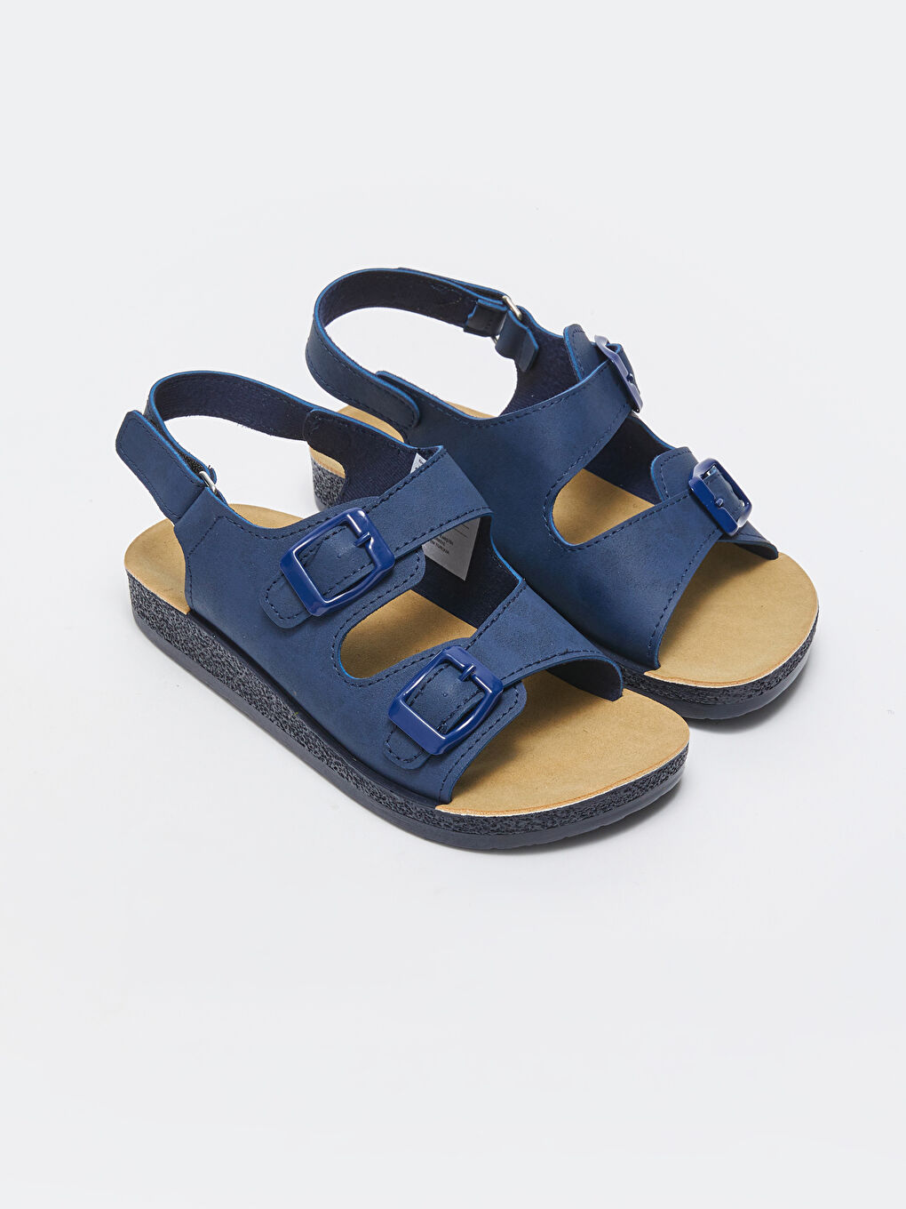 Lacivert Cırt Cırtlı Erkek Çocuk Sandalet