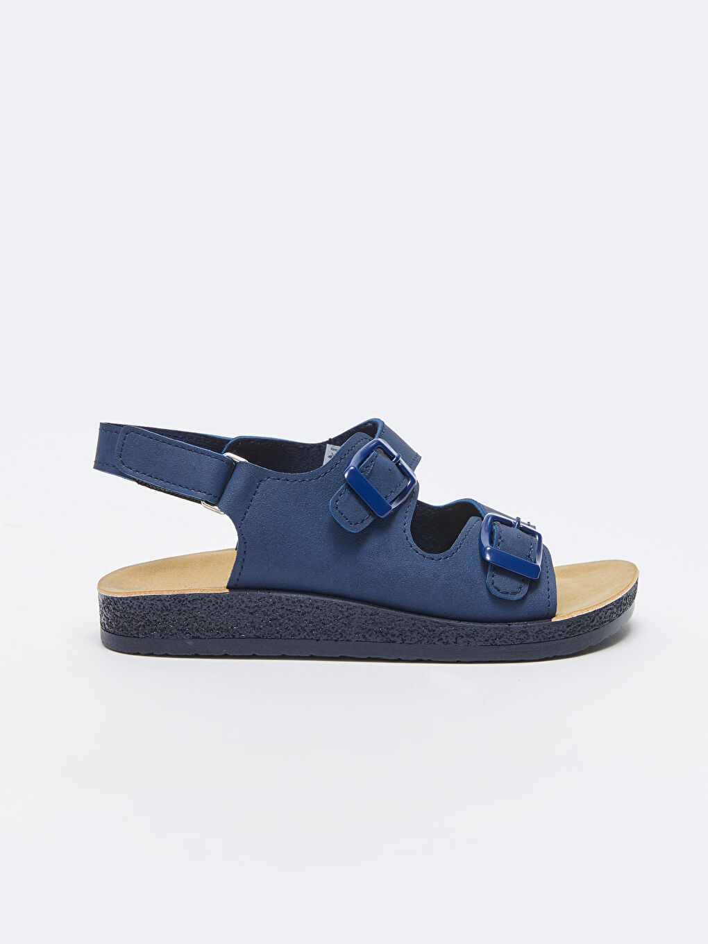 Lacivert Cırt Cırtlı Erkek Çocuk Sandalet-1