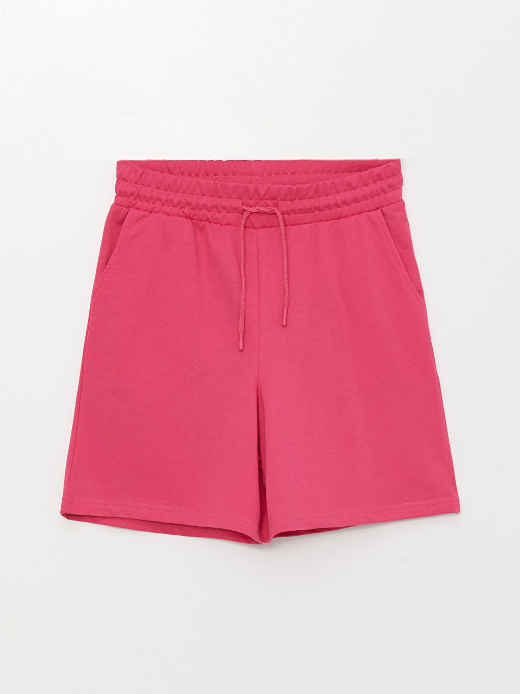 شورت نسائي بخصر مطاطي وتفاصيل جيوب-5