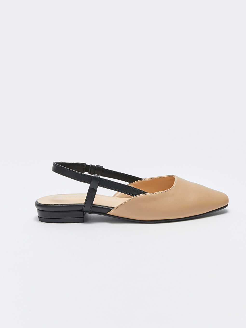 Balerini din Piele Ecologică cu Vârf Ascuțit pentru Femei-1