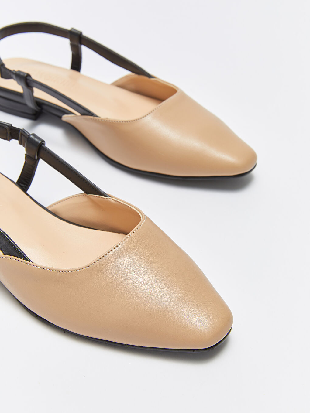 Balerini din Piele Ecologică cu Vârf Ascuțit pentru Femei-2