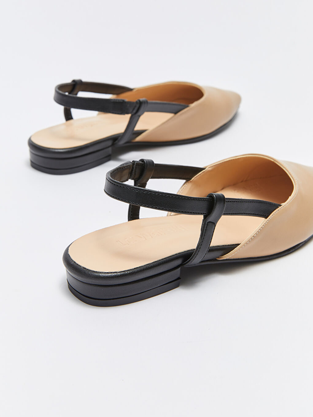 Balerini din Piele Ecologică cu Vârf Ascuțit pentru Femei-4