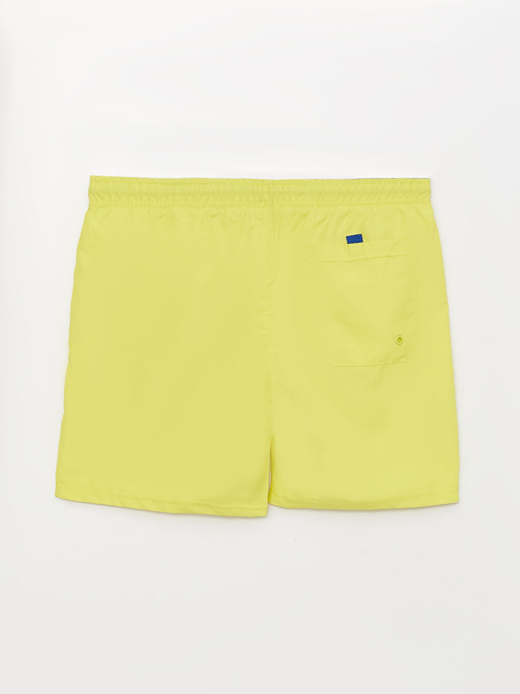 Yeşil Kısa Boy Baskılı Erkek Deniz Şortu-6