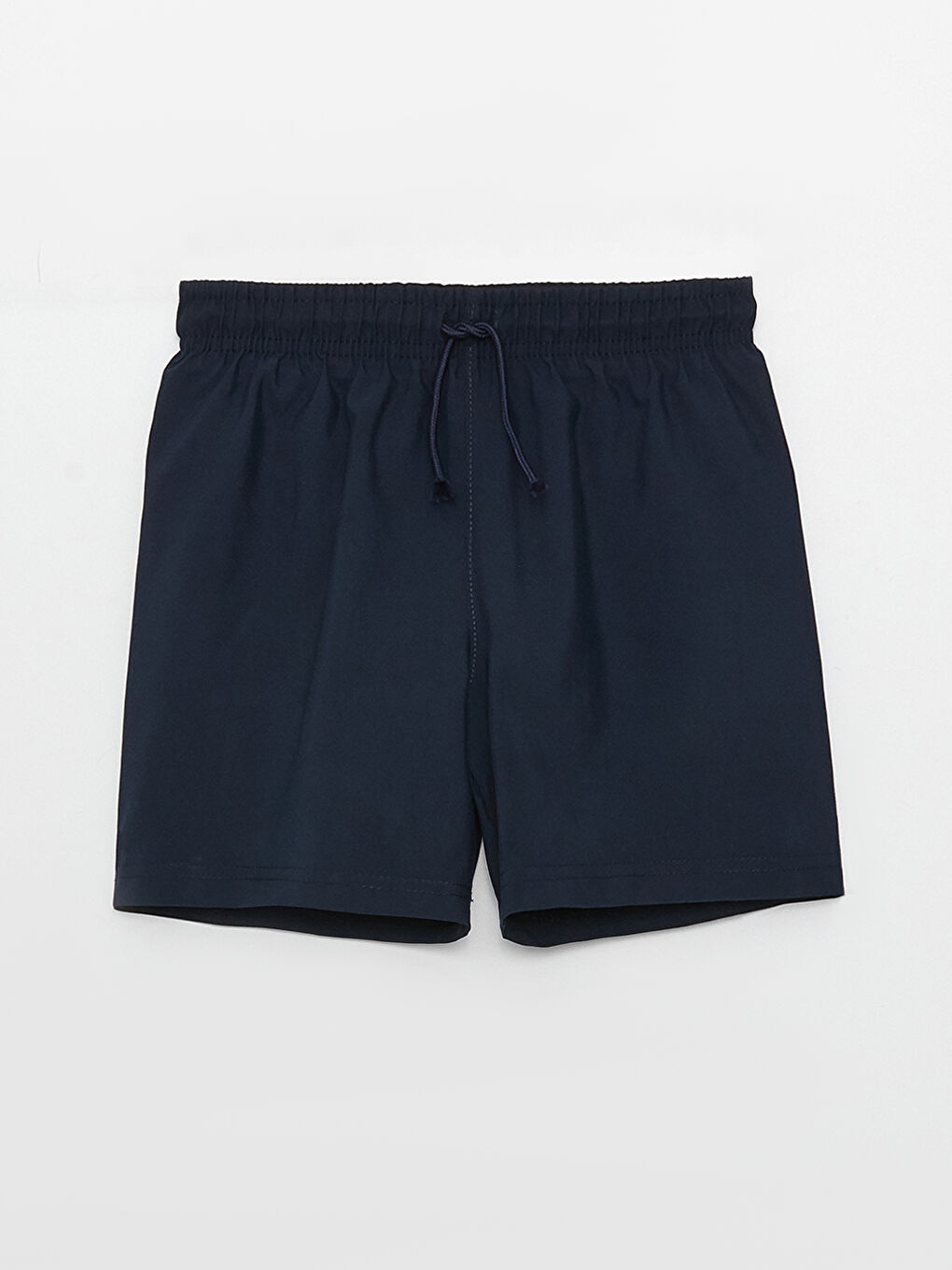 Lacivert Beli Lastikli Basic Erkek Çocuk Deniz Şortu