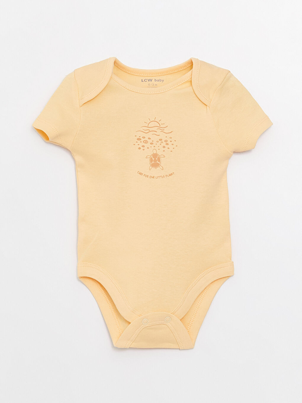 Turuncu Bisiklet Yaka Uzun Kollu Desenli Erkek Bebek 3'lü Takım-2