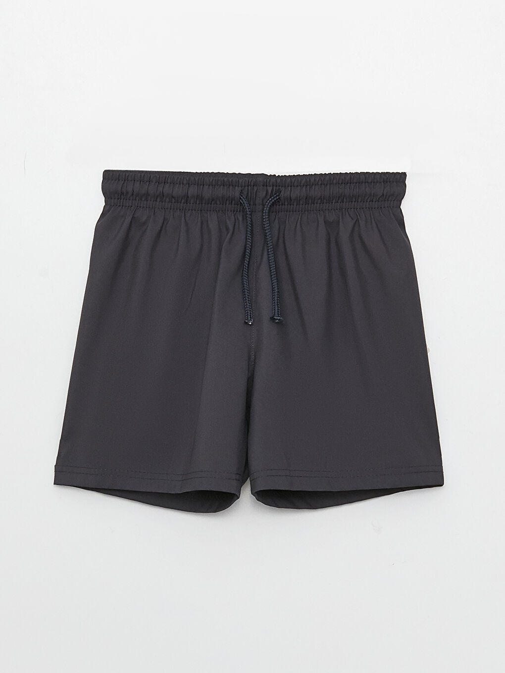 Antrasit Beli Lastikli Basic Erkek Çocuk Deniz Şortu