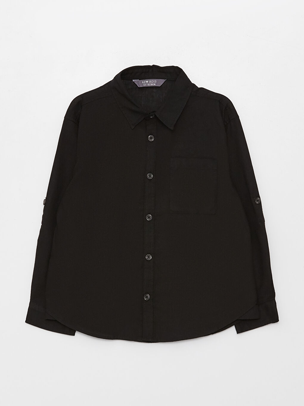 Chemise en Mélange de Lin Coupe Décontractée pour Garçons-3