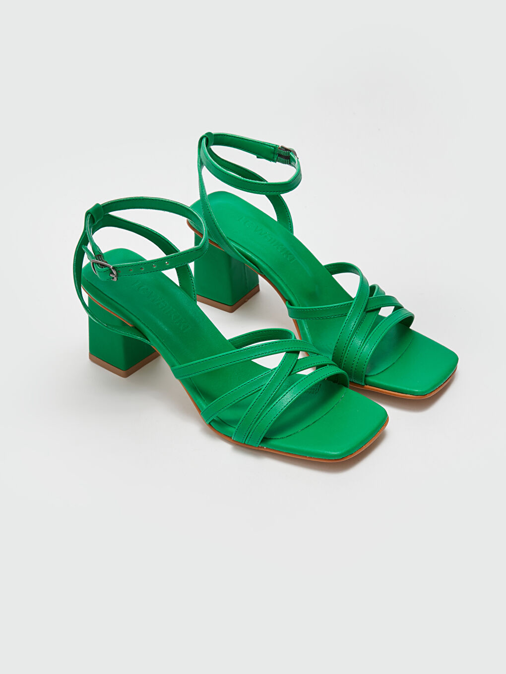 LCW STEPS Women's Cross-Band Heeled Sandals -S3G218Z8-R32