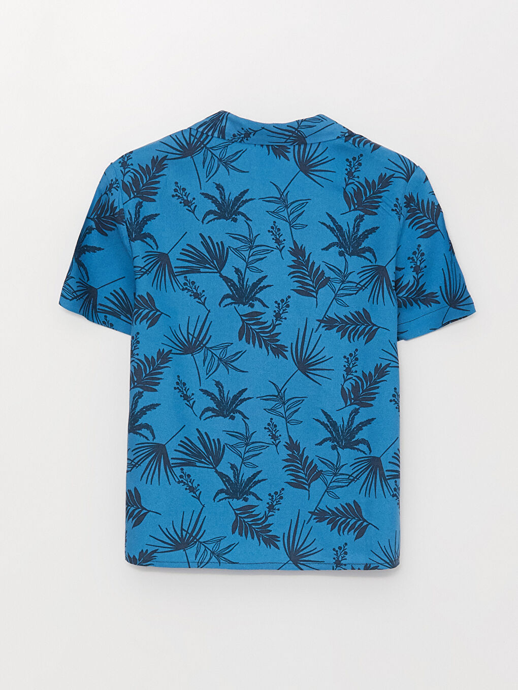 Patterned Short Sleeve Baby Boys' Shirt-1