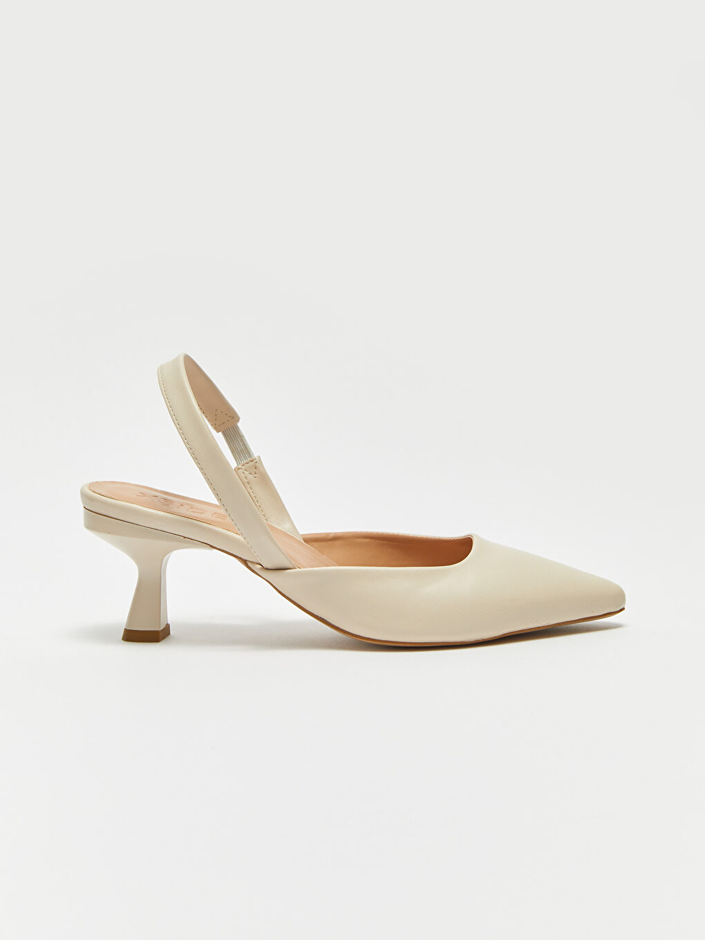 LCW STEPS Faux Leather Pointed Toe Women's High Heels -S3G243Z8-KNF
