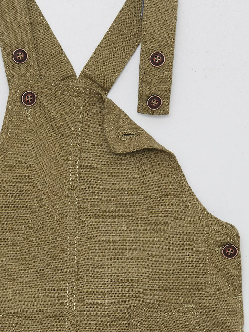 Haki Askılı Erkek Bebek Salopet-2