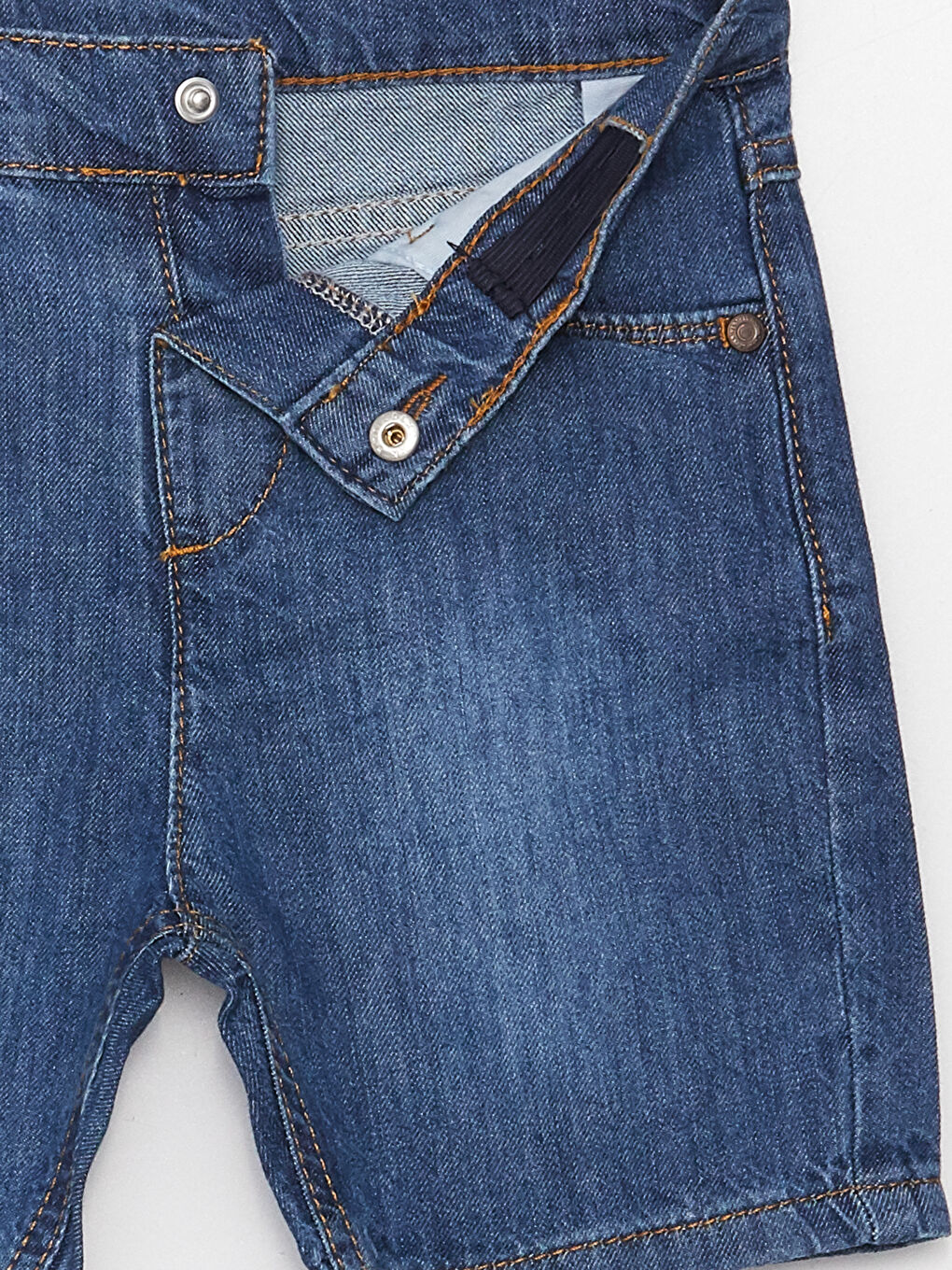 شورت جينز بسيط للأولاد الرضع-2