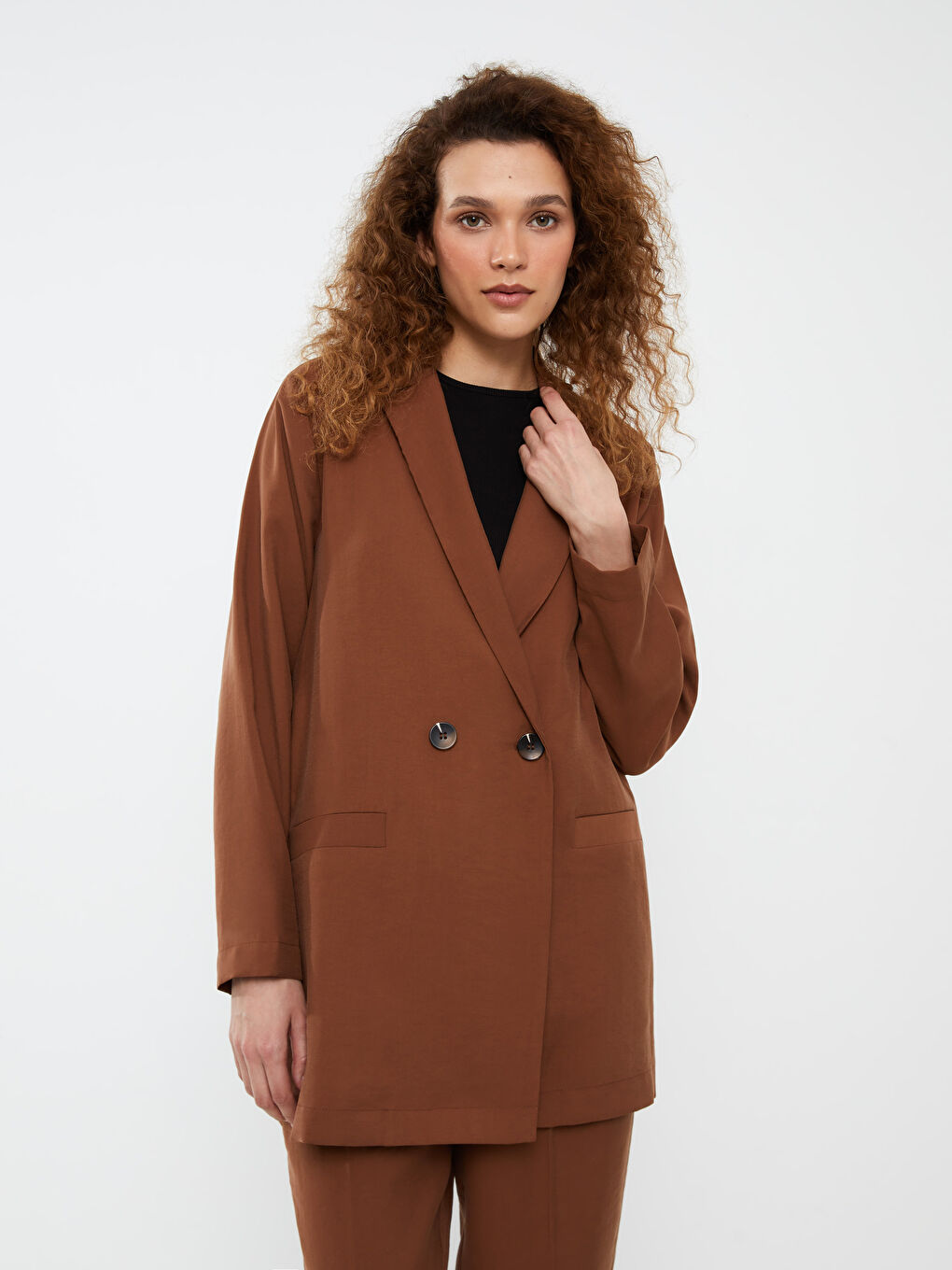 LCWAIKIKI Classic Plain Long Sleeve Women's Jacket -S3G323Z8-R3E