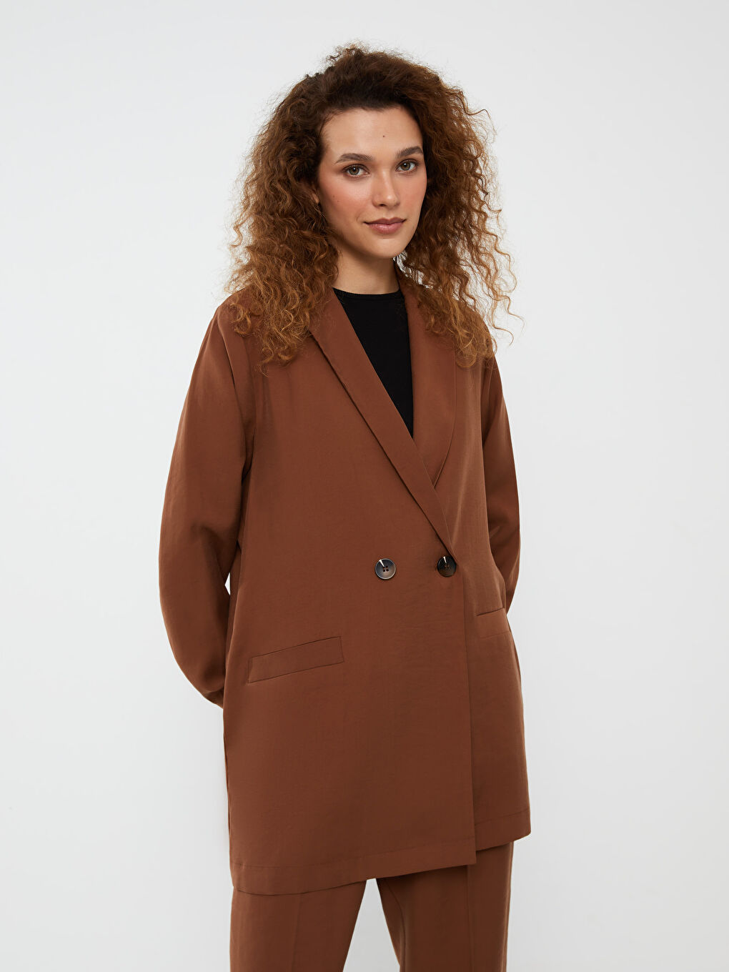 LCWAIKIKI Classic Plain Long Sleeve Women's Jacket -S3G323Z8-R3E