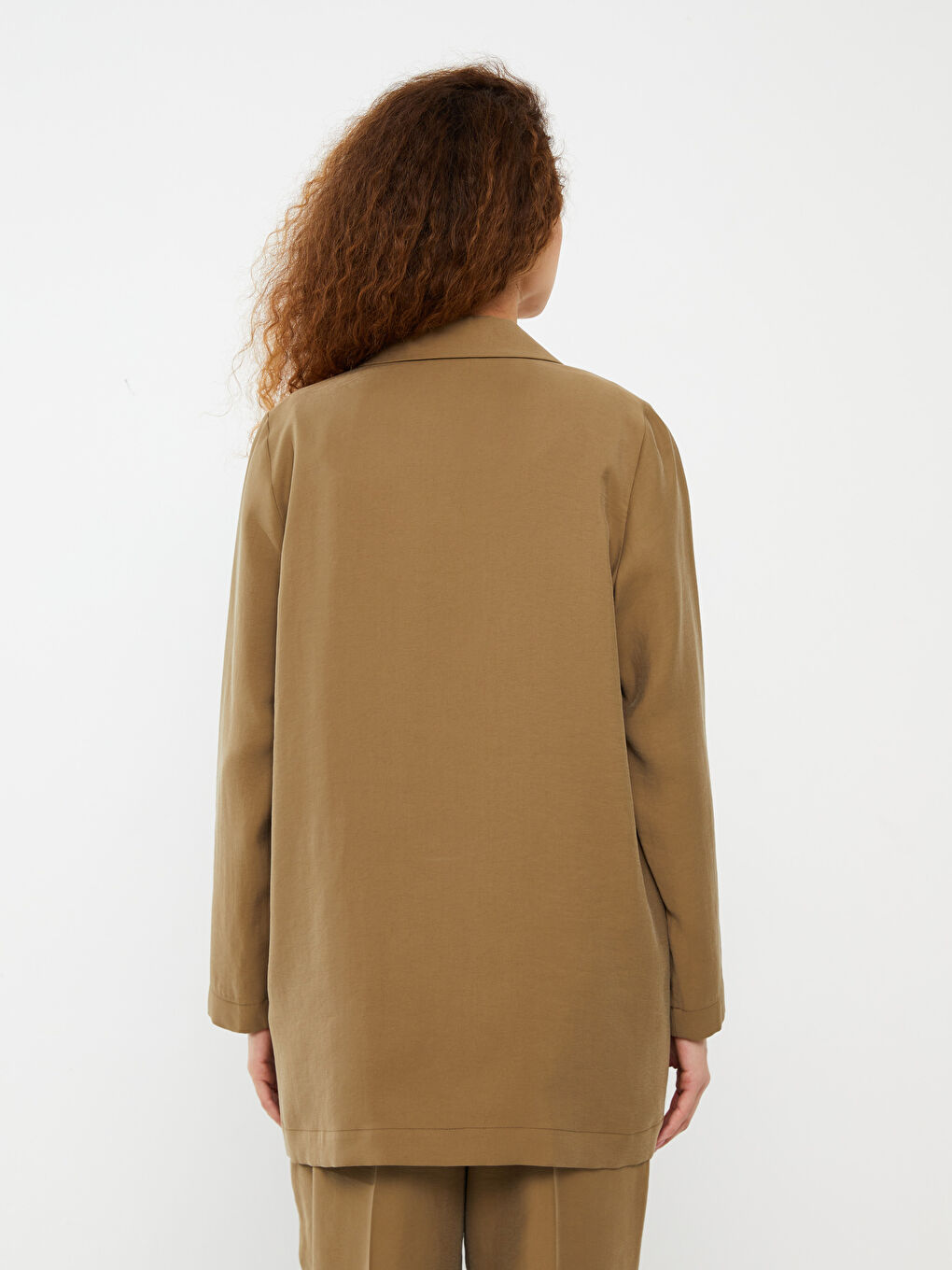 LCWAIKIKI Classic Plain Long Sleeve Women's Jacket -S3G323Z8-SAN