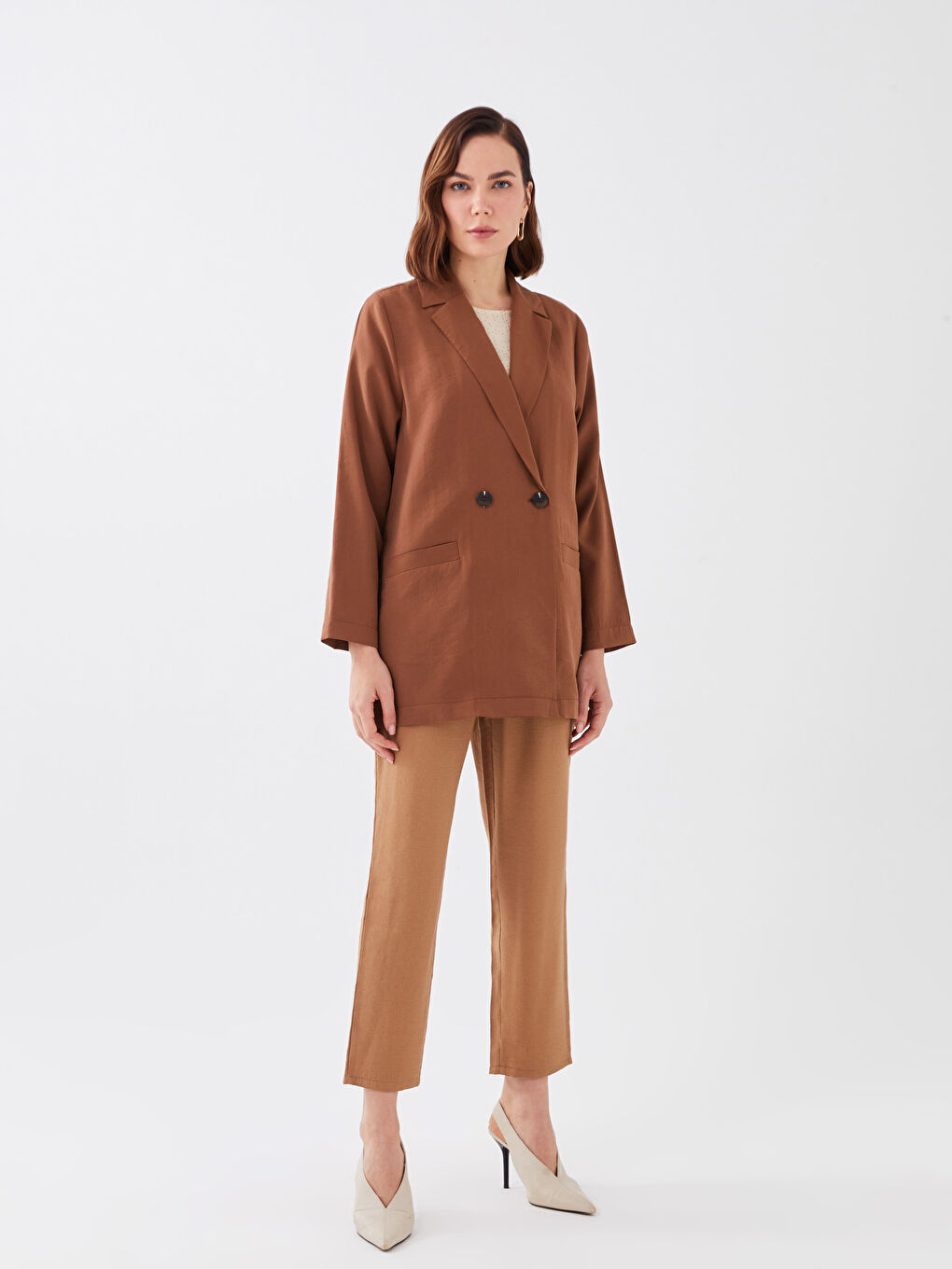 LCWAIKIKI Classic Plain Long Sleeve Women's Jacket -S3G323Z8-R3E