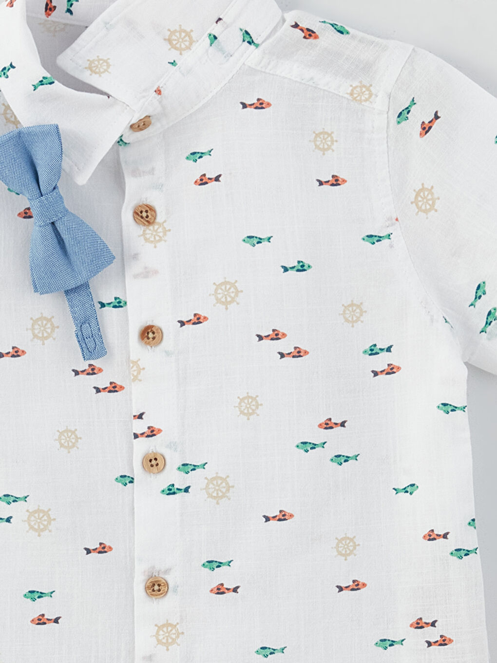 Short Sleeve Printed Baby Boy 3 Pieces Set-3