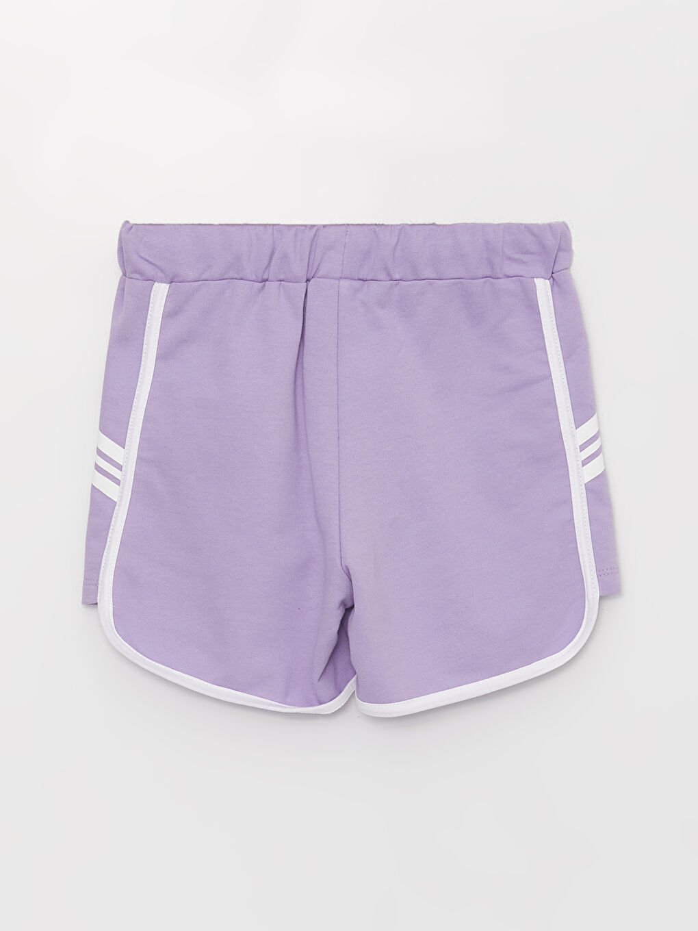 Elastic Waist K-Pop Printed Girl's Shorts-1