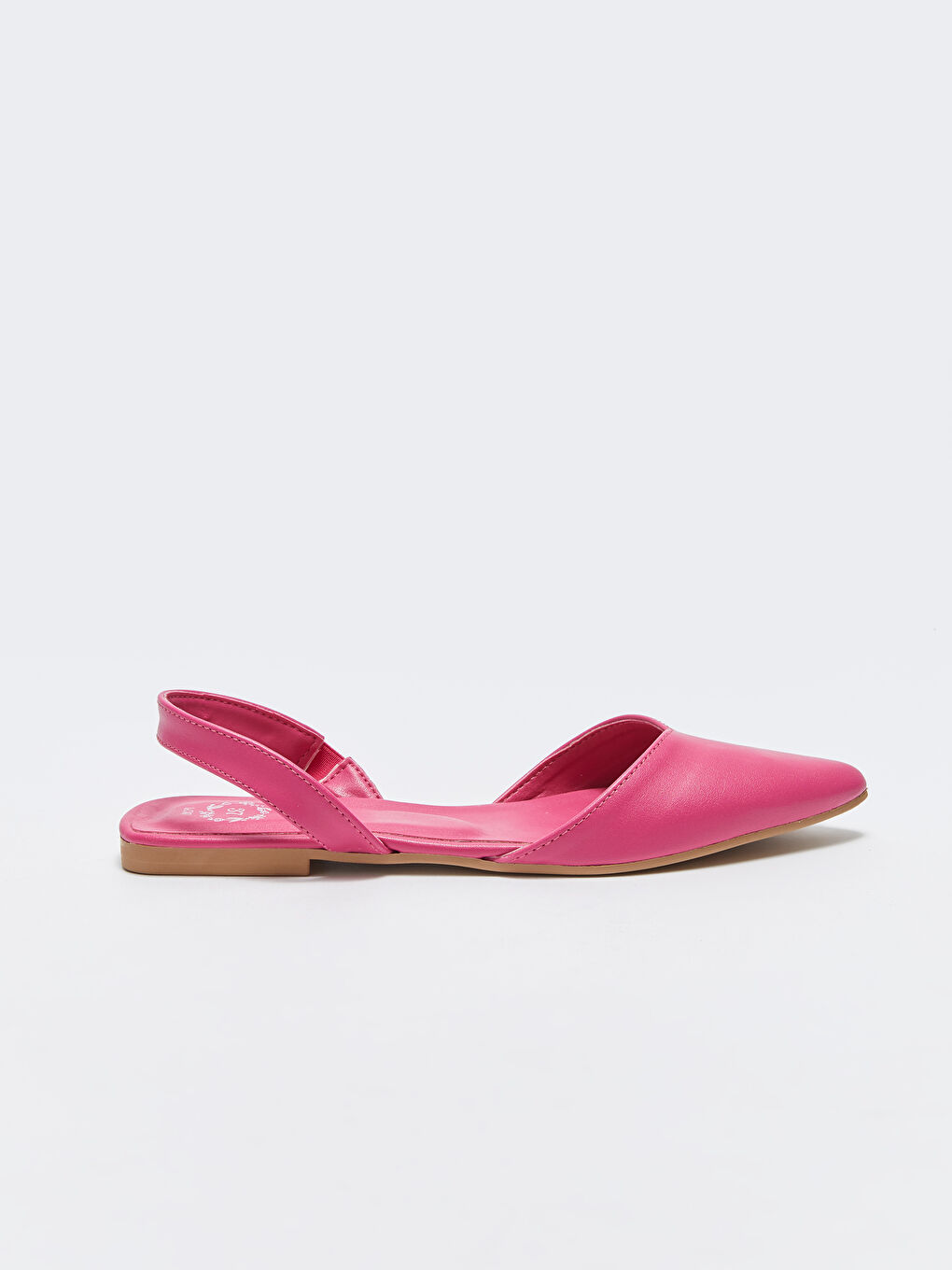 Faux Leather Pointed Toe Women's Ballet Flats-5
