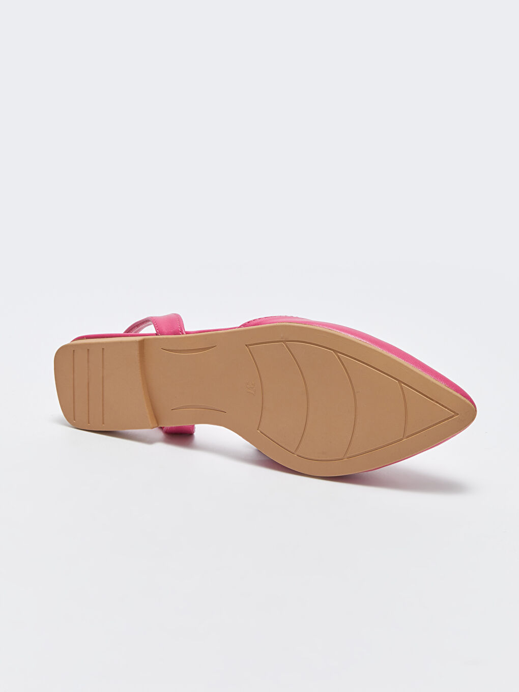 Faux Leather Pointed Toe Women's Ballet Flats-7