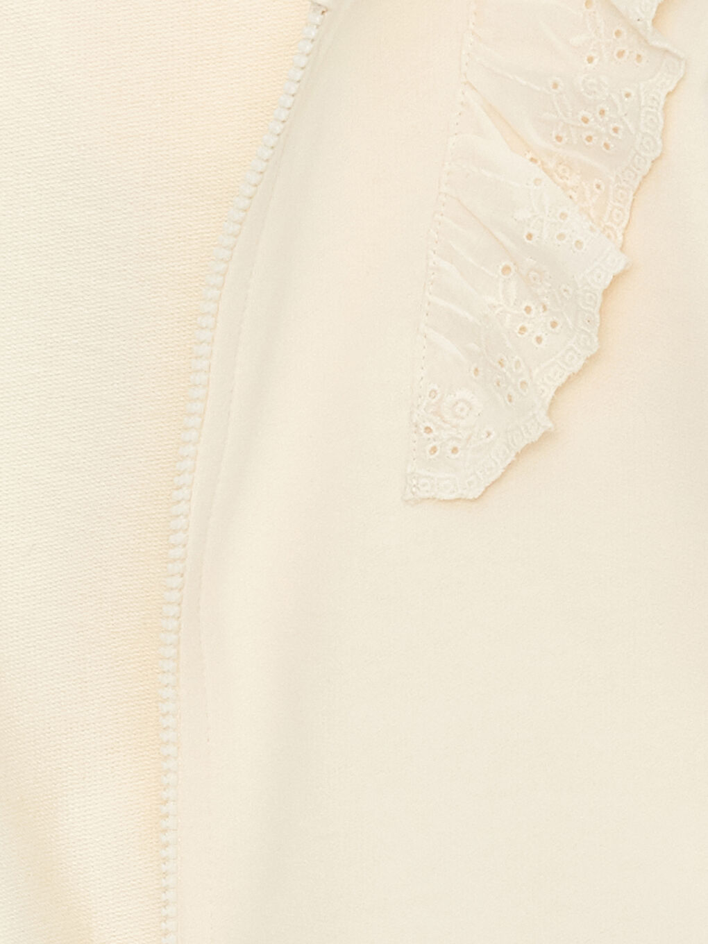 Hooded Long Sleeve Baby Girls' Zippered Sweatshirt-2