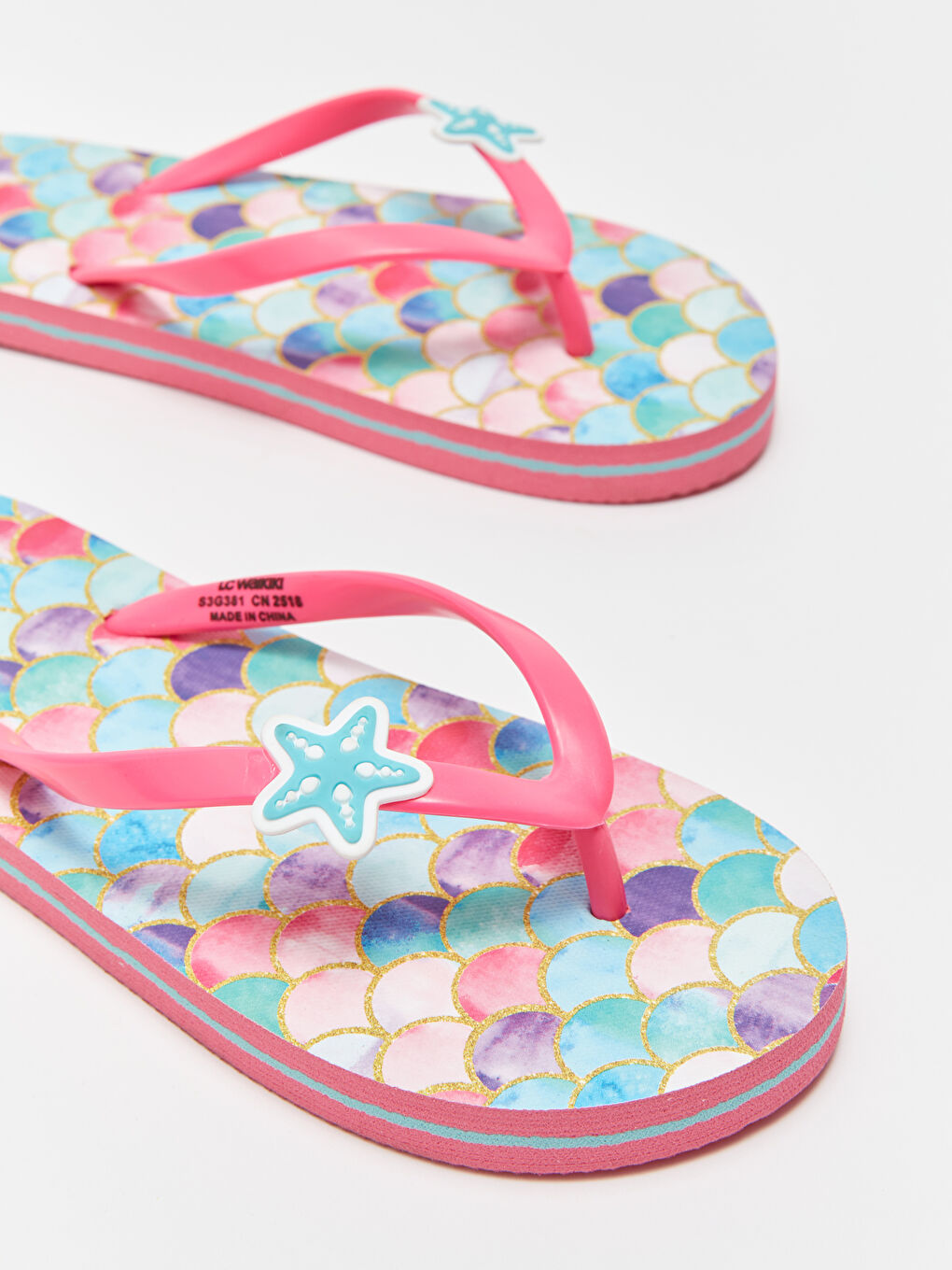 Отпечатани джапанки за момичета-4