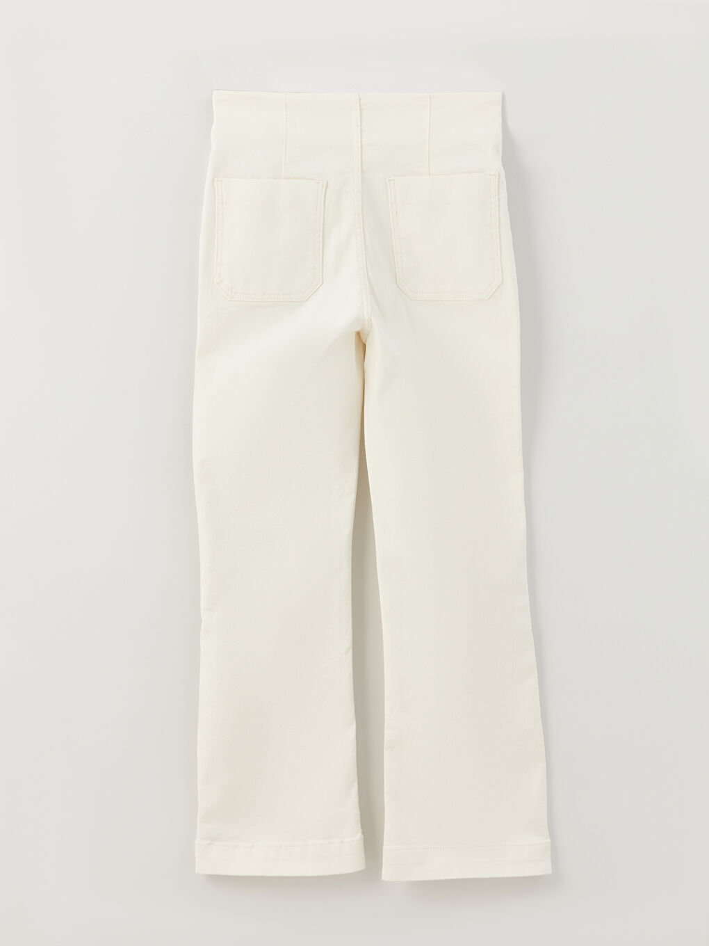 LCW Modest Mars Flare Regular Pocket Detailed Women's Denim Trousers -S3G401Z8-FFB