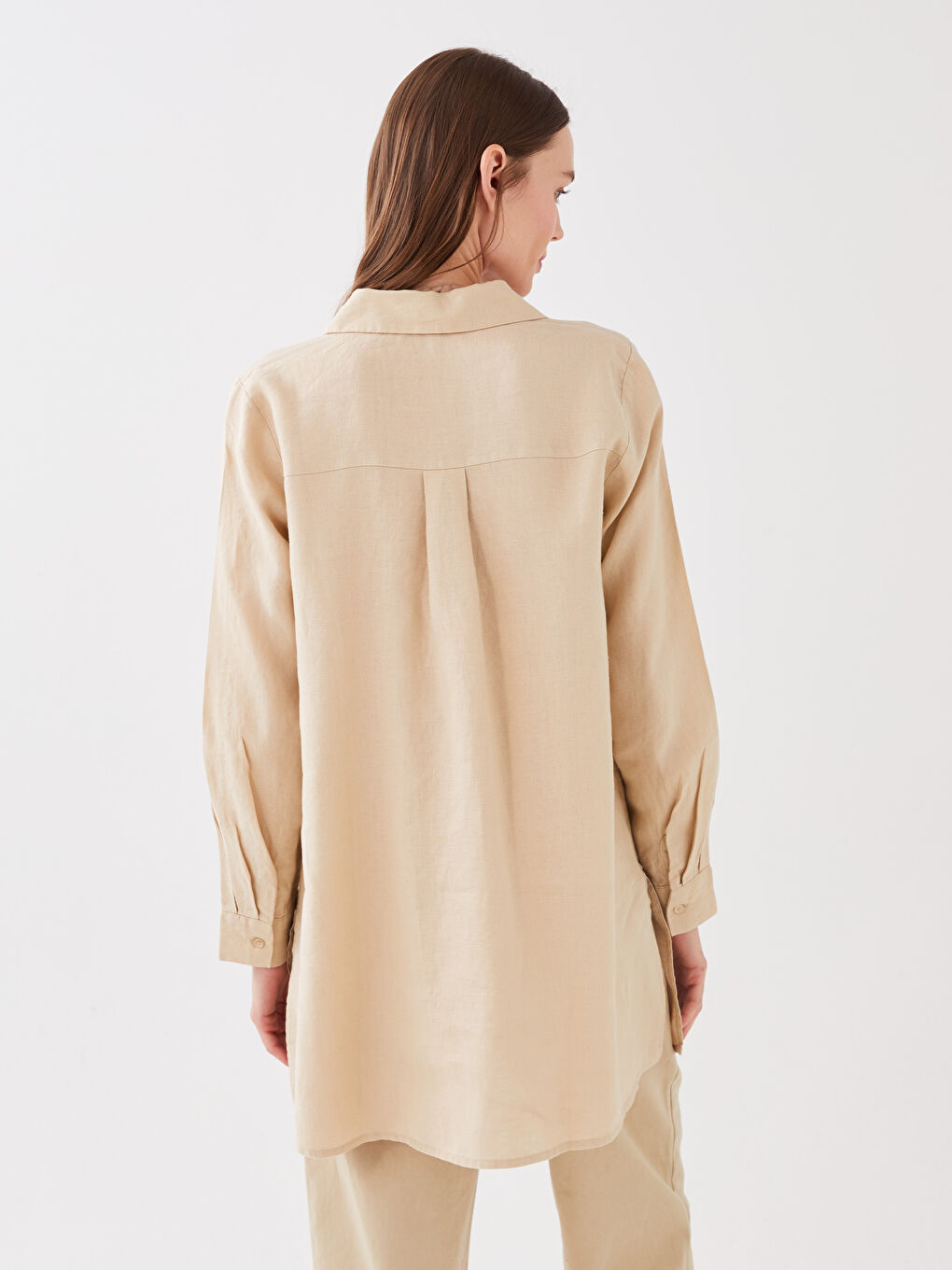 100% Linen Women's Shirt Tunic-4