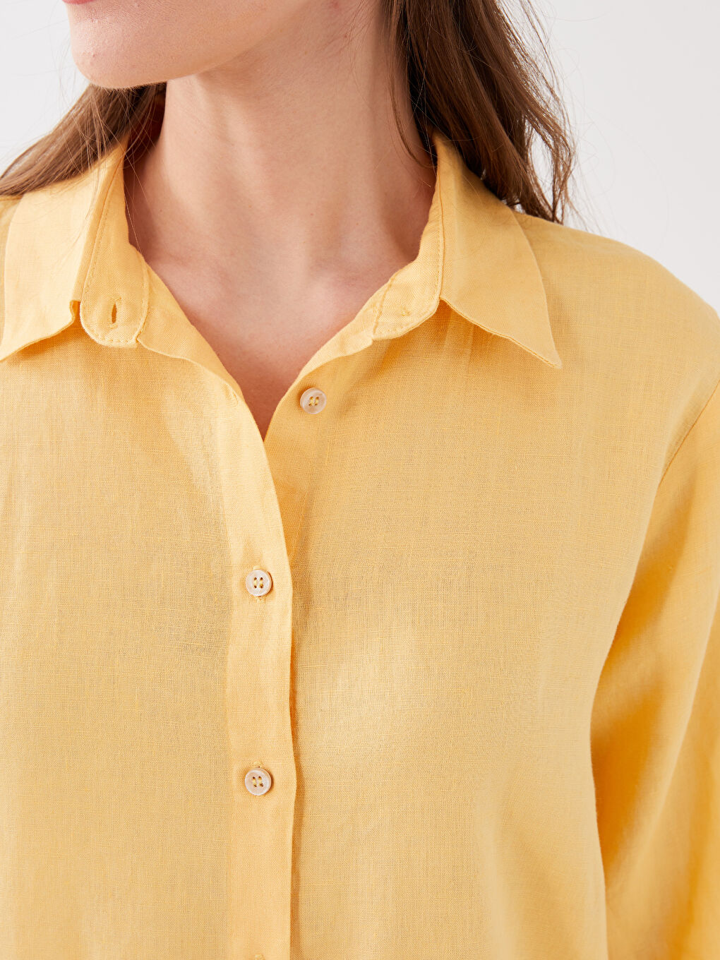 әйелдерге арналған 100% зығыр матадан тігілген жейде туника-3