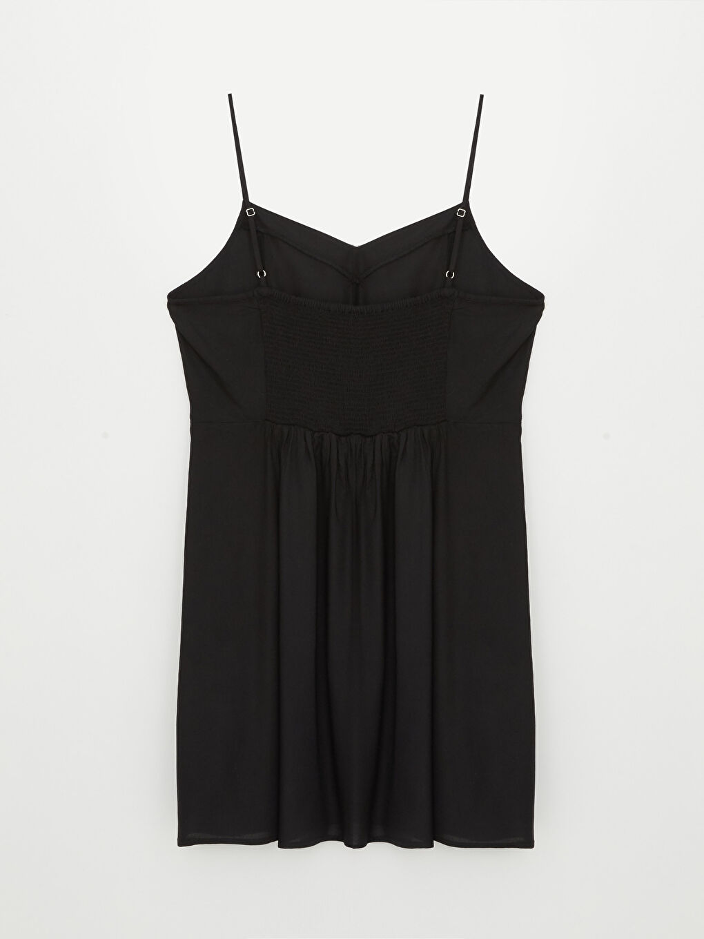 LCW Vision Women's Heart Collar Strap Viscose Dress -S3G421Z8-RQL