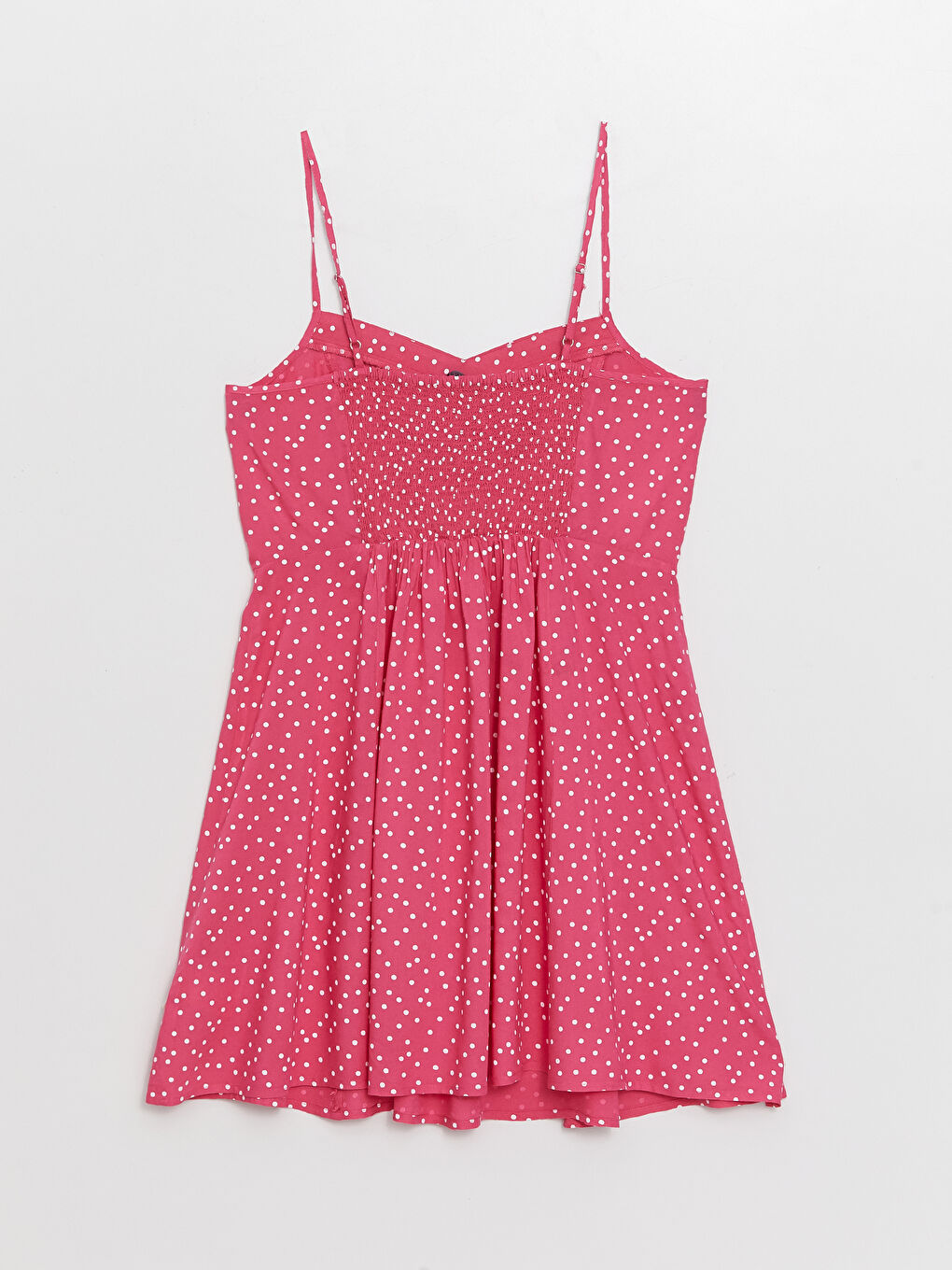LCW Vision Sweetheart Neck Polka Dot Strappy Women's Dress -S3G422Z8-KTU