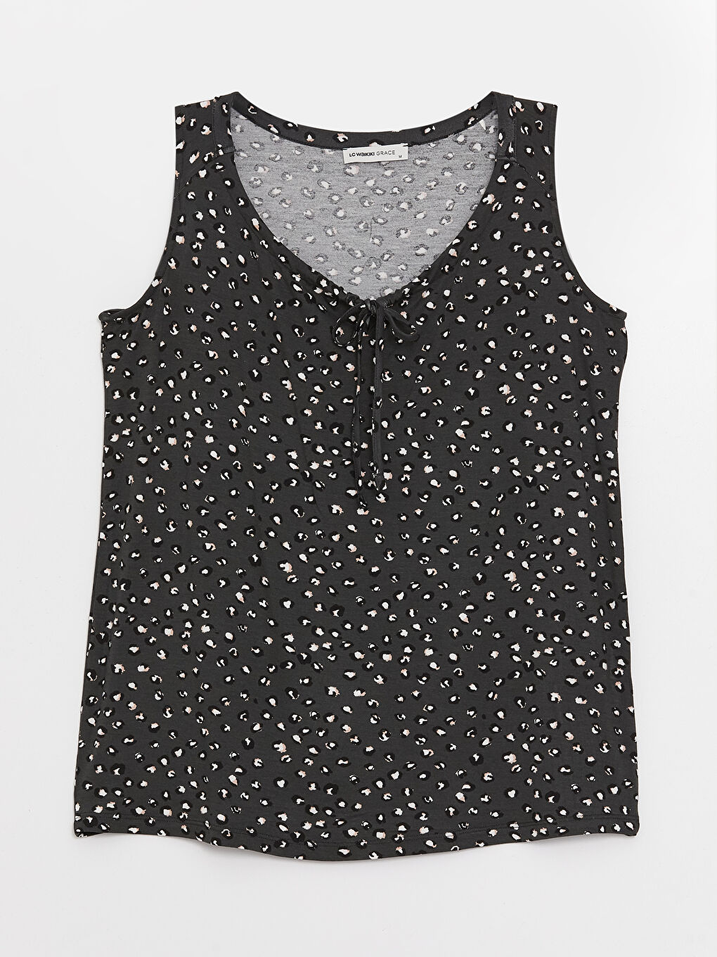 Tied Collar Patterned Women's Athlete -S3G447Z8-LQJ