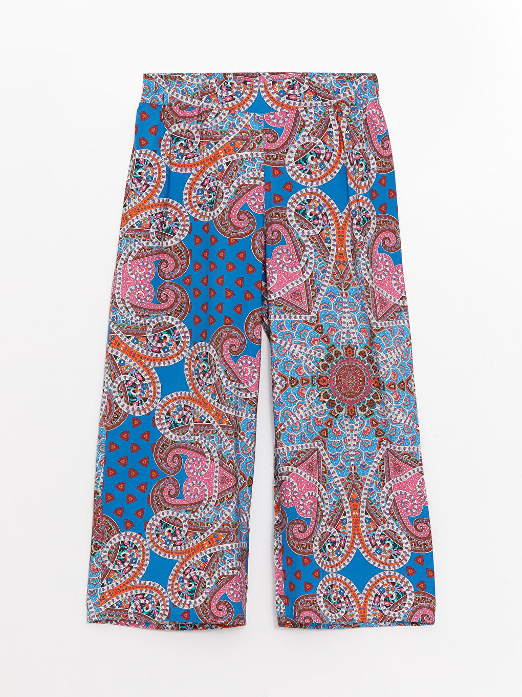 LCWAIKIKI Classic Gemusterte Palazzo-Hose mit elastischem Bund für Damen -S3G473Z8-LQQ
