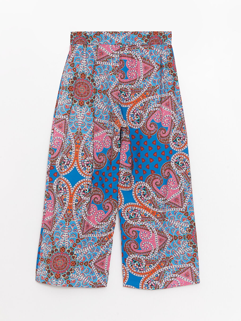 LCWAIKIKI Classic Gemusterte Palazzo-Hose mit elastischem Bund für Damen -S3G473Z8-LQQ