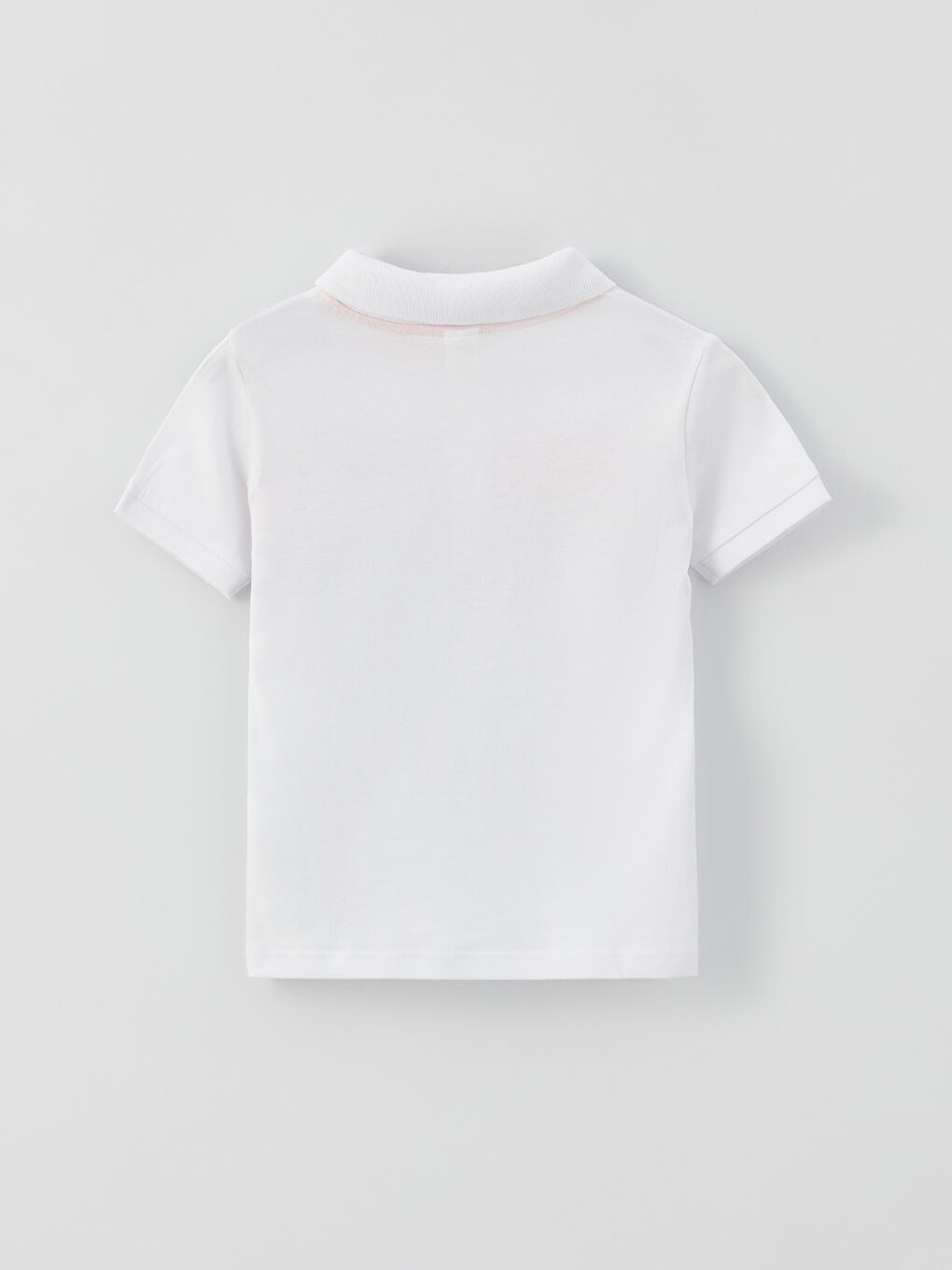 Polo Neck Short Sleeve Striped Baby Boy T-Shirt -S3G527Z1-LU8