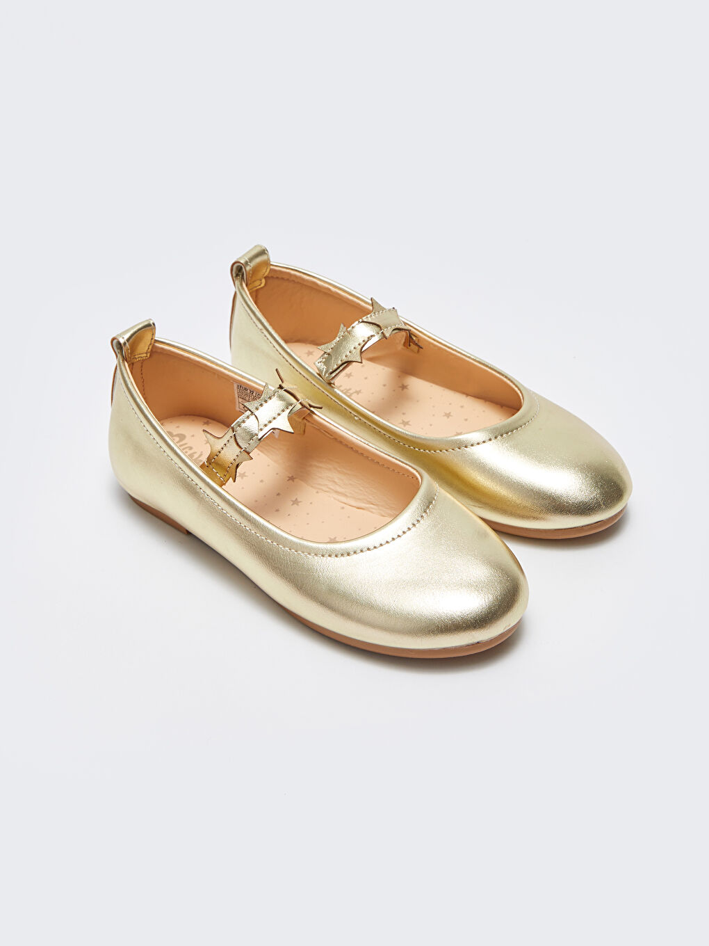 LCW STEPS Leather Look Girl's Flats -S3G531Z4-GHW