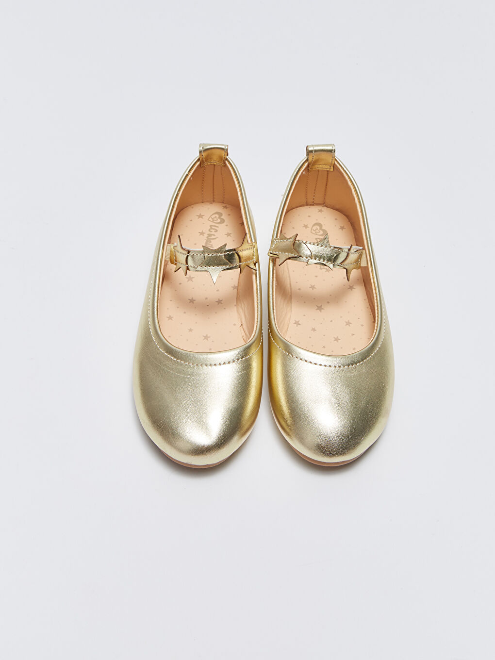 LCW STEPS Leather Look Girl's Flats -S3G531Z4-GHW