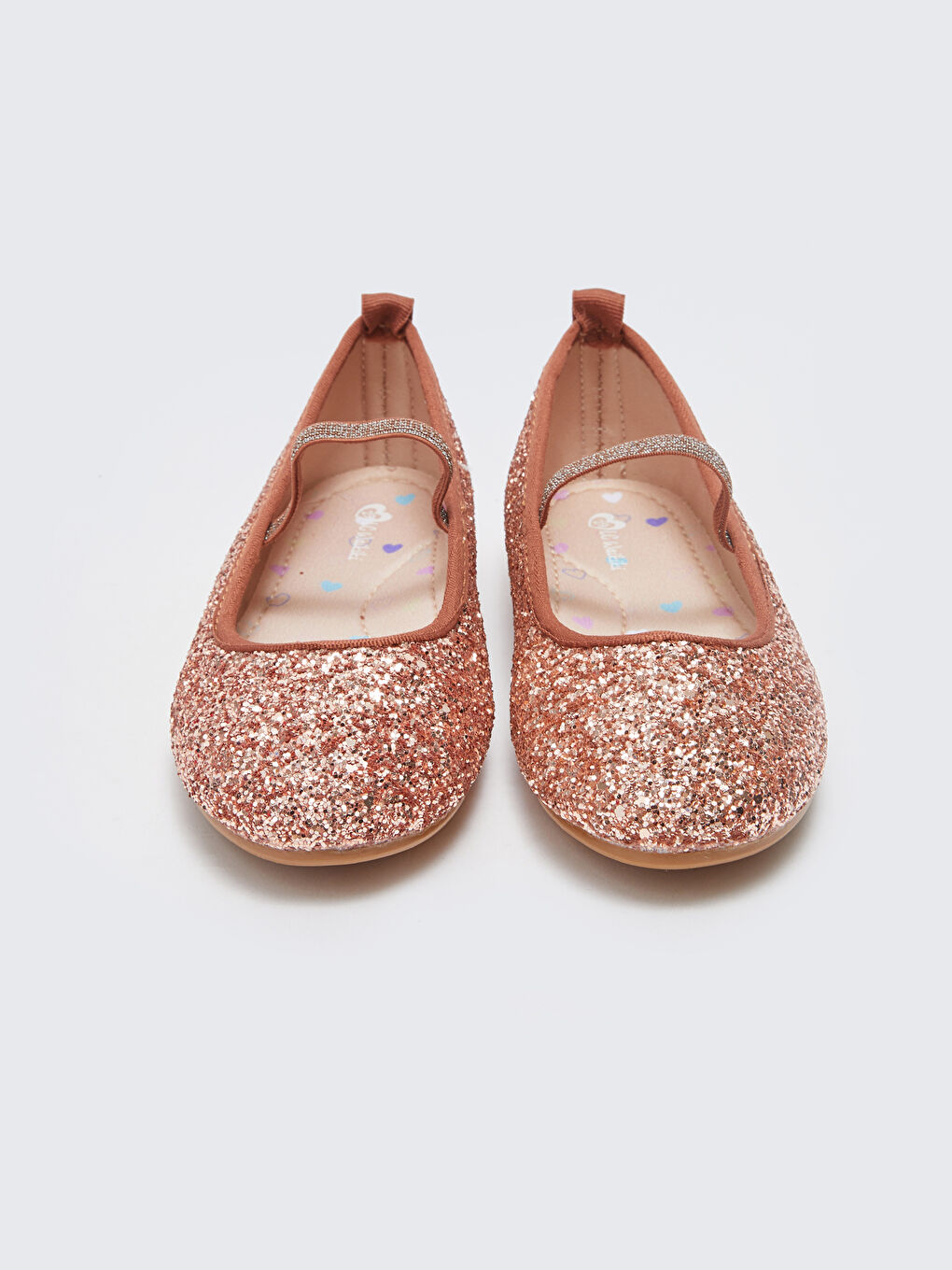 أحذية مسطحة فضية للبنات-2