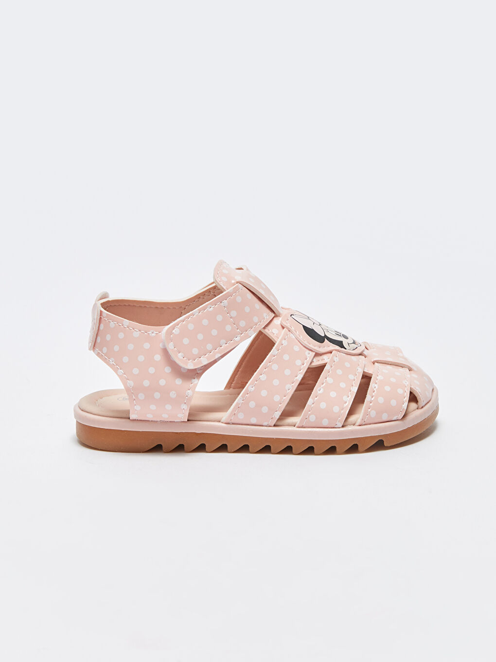 Сандалии для малышек девочек с принтом Минни Маус-1