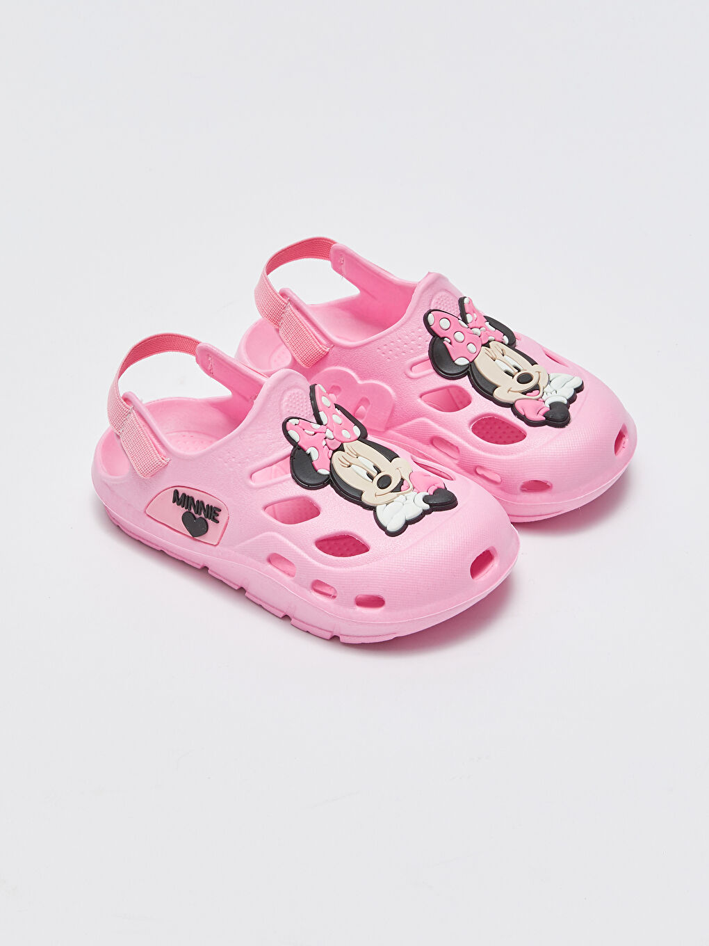 Sandale de plage pour bébé fille avec patch Minnie Mouse détaillé