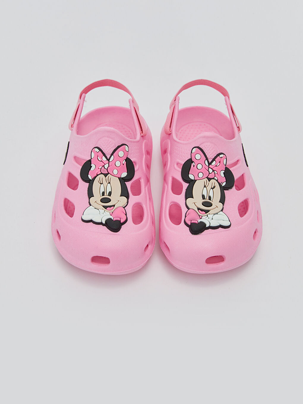 Sandale de plage pour bébé fille avec patch Minnie Mouse détaillé-2