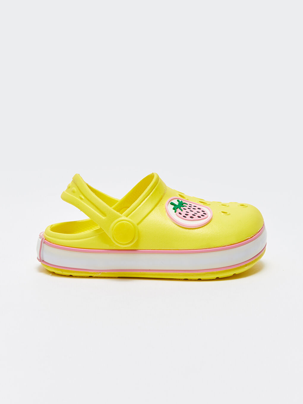 Sarı Tabanı Işıklı Kız Bebek Sandalet-2