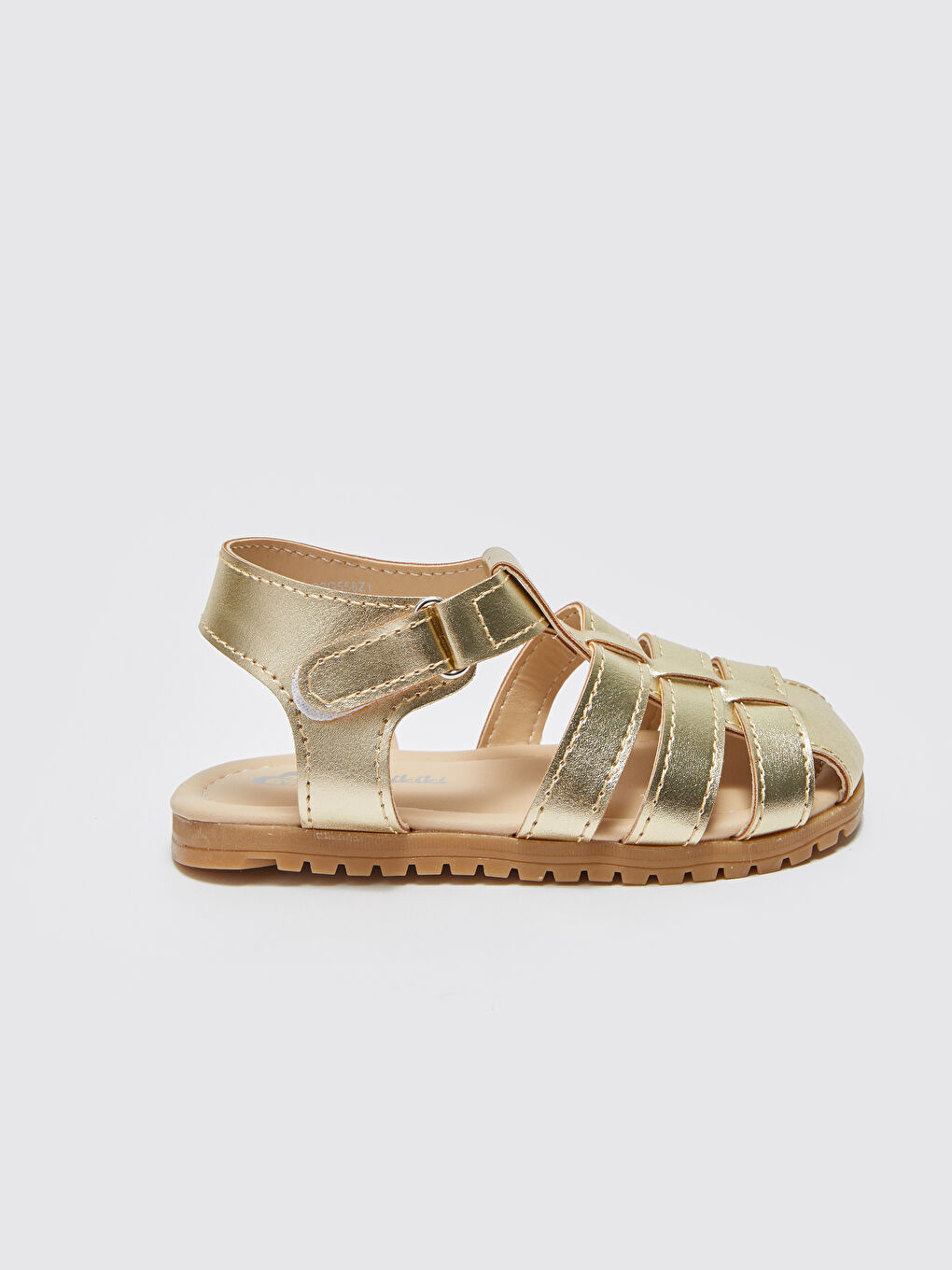 Hook and Loop Baby Girl Sandals-1