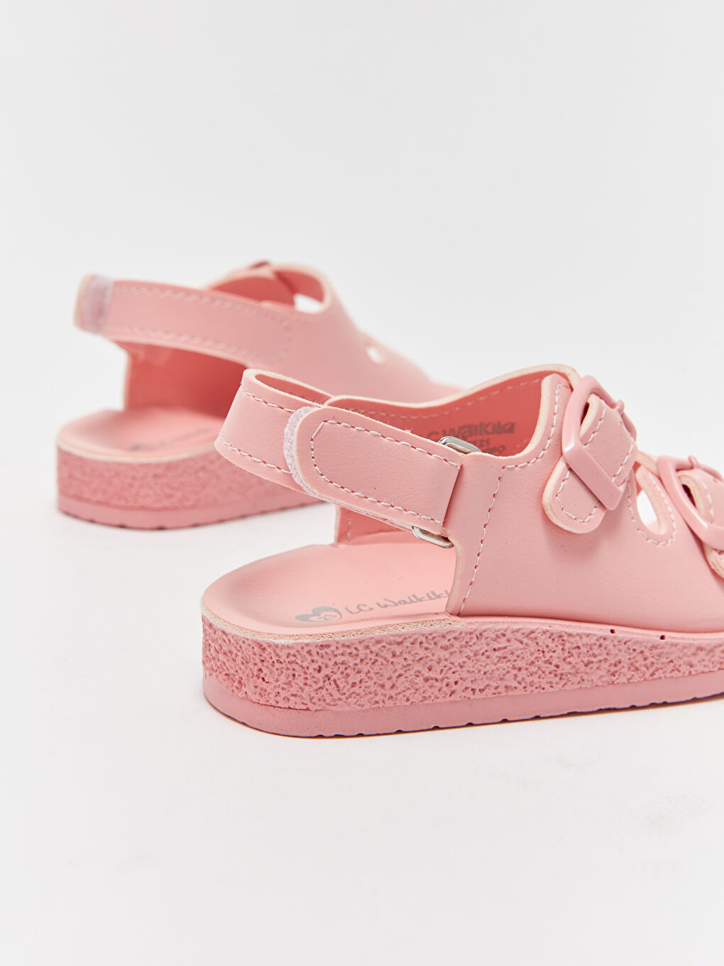 ხელოვნური ტყავის ჩვილის გოგონებისთვის სანდლები-4