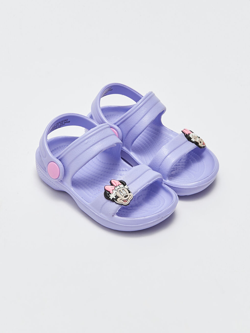 Minnie Mouse Licensed Patch Detail Baby Girl Beach Sandal