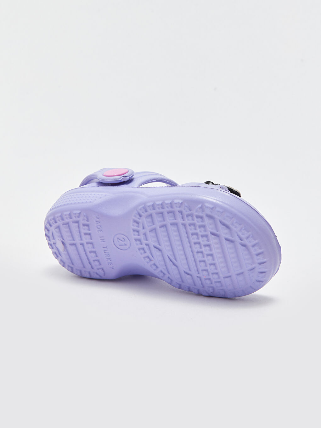 Minnie Mouse Licensed Patch Detail Baby Girl Beach Sandal-3